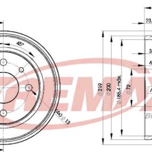 BD9680 - Campana de Freno Trasero