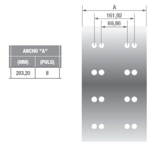 FCA32RASA - Cintas para patín de freno medida: 0 - Estandar