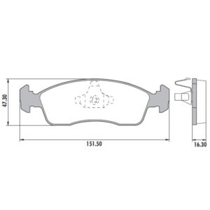 PD-85 - Pastillas de Freno Delantero