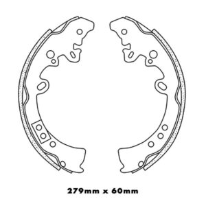 FRA-B63 - Patin de Freno Nuevo sin palanca 0 - Estandar