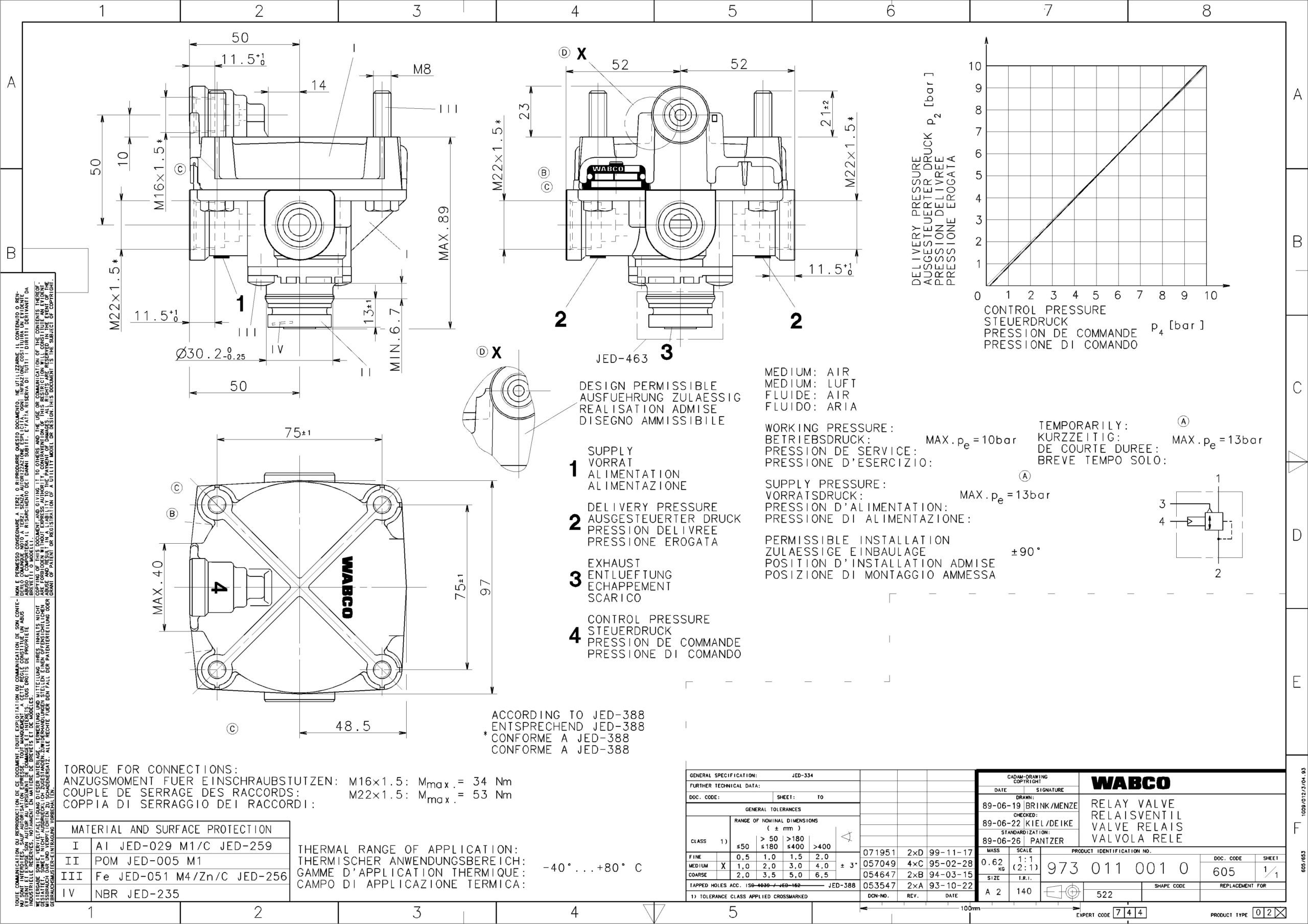 TKL-26012B - Frenos de Aire - Relay - Imagen 2