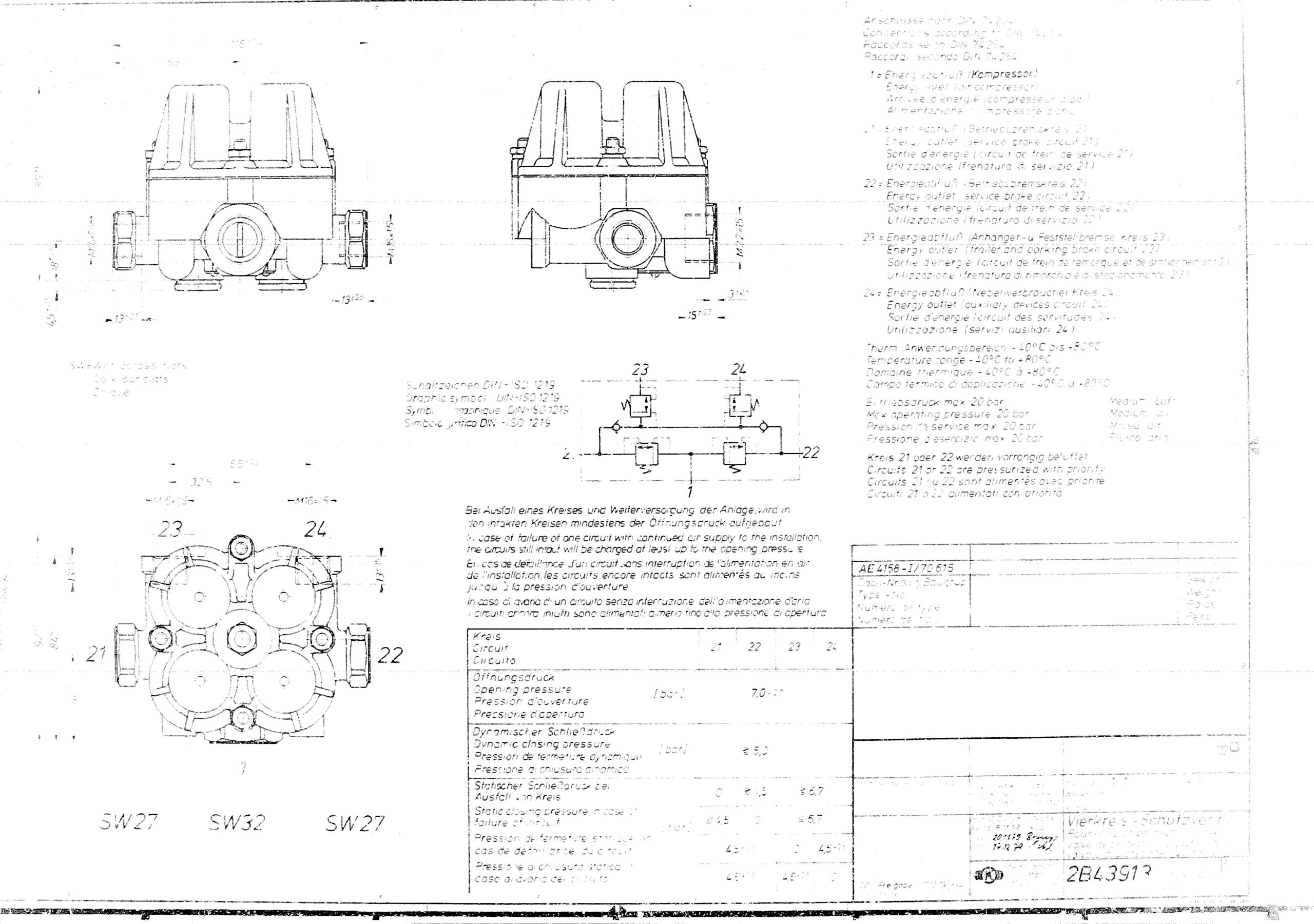 TKL-29017B - Frenos de Aire - Válvulas protectoras - Imagen 2